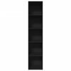 vidaXL Bookcase Black 40x30x189 cm Engineered Wood