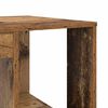 vidaXL Desk with Shelf Old Wood 130 x 50.5 x 75 cm Engineered Wood