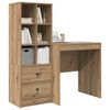 vidaXL Desk with Drawer 2 pcs Artisan Oak