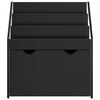 vidaXL Kids Bookshelf Black 60 x 29.5 x 69 cm Engineered Wood