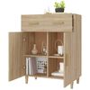 vidaXL Sideboard Sonoma Oak 69.5x34x90 cm Engineered Wood