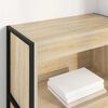 vidaXL Book Cabinet Sonoma 60 x 30 x 121 cm Engineered Wood