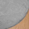 vidaXL Faux Sheepskin Rug Tafalla Grey &Oslash; 200 cm Polyester