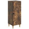 vidaXL Sideboard Smoked Oak 33 x 34.5 x 90 cm Engineered Wood