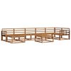 vidaXL Outdoor Sofa Set 8 pcs Natural Solid Acacia Wood