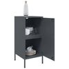 vidaXL Sideboards 2 pcs Anthracite 36x39x79 cm Steel
