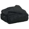 vidaXL Summer Duvet 155 x 200 cm 200 gsm Black
