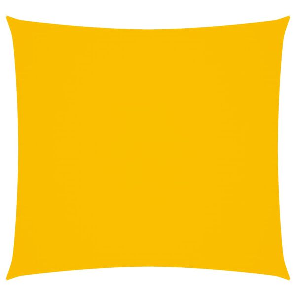 vidaXL Sunshade Sail Oxford Fabric Square 6x6 m Yellow
