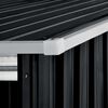 vidaXL Garden Shed with Sliding Doors Anthracite 329.5x259x178 cm Steel