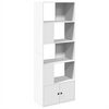 vidaXL Bookcase White 70x36x189 cm Engineered Wood