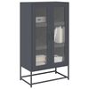 vidaXL Highboard Anthracite 68x39x123 cm Steel