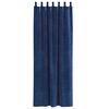 vidaXL Blackout Curtains 2 pcs Dark Blue 140 x 245 cm Velvet