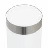 vidaXL Outdoor Wall Light Silver 12 x 7.5 x 29 cm Stainless steel