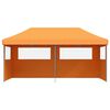 vidaXL Party Tent Folding Orange 292 x 580 x 315 cm Oxford Fabric