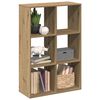 vidaXL Room Divider Bookcase Artisan Oak 69.5x29x103.5 cm Engineered Wood