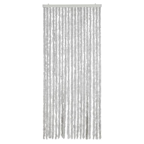 vidaXL Fly Curtain Grey 56x200 cm Chenille