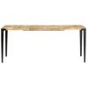 vidaXL Dining Table 180x90x76 cm Solid Mango Wood