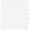 vidaXL Filing Cabinet with 5 Drawers Metal 28x35x35 cm White