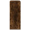 vidaXL Book Cabinet Smoked Oak 66x31x80 cm Engineered Wood