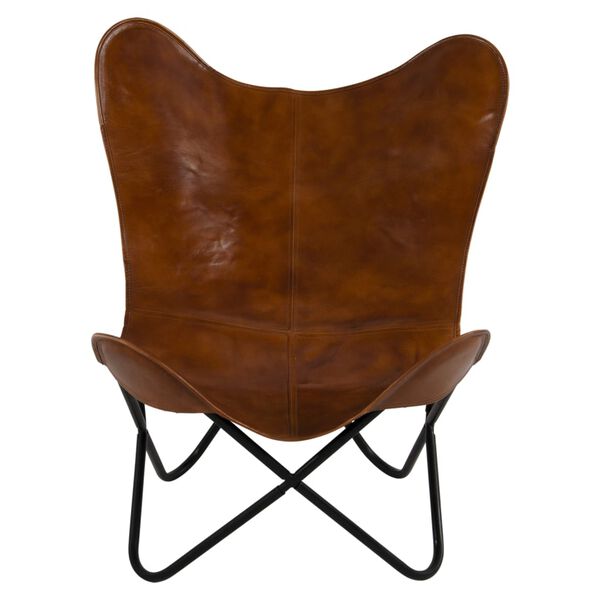 Lesli Living Butterfly Chair Buffalo 75x75x87 cm Brown