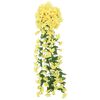 vidaXL Christmas Flower Garlands 3 pcs Yellow 85 cm