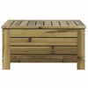 vidaXL Garden Footstool 62x63.5x32 cm Impregnated Wood Pine