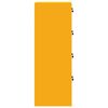 vidaXL File Cabinet with Drawer 2 pcs Mustard Yellow 44 x 50 x 139 cm