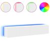 vidaXL TV Wall Cabinets with LED Lights 2 pcs White 80x35x31 cm