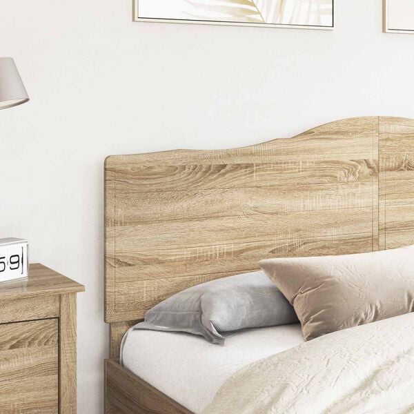 vidaXL Headboard Sonoma Oak 200 cm Engineered wood