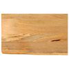 vidaXL Table Top Live Edge 40x20x3,8 cm Solid Wood Mango