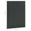 vidaXL 3-Panel Room Divider Anthracite 120x180 cm Steel