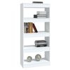 vidaXL Book Cabinet/Room Divider White 60x30x135 cm Engineered Wood