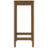 vidaXL 5 Piece Bar Set Honey Brown Solid Wood Pine