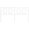 vidaXL Metal Replace Headboard White 160 cm