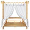 vidaXL Canopy Bed without Mattress 160x200cm Bamboo