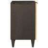 vidaXL Bathroom Cabinet with Shelf Black and Gold 38 x 33 x 58 cm