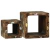 vidaXL TV Units 2 pcs Multicolour 36 x 30 x 36 cm Solid Reclaim Wood
