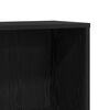 vidaXL Bookcase Black Oak 67x24x161 cm Engineered Wood