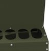 vidaXL Chicken Feeder Olive Green 30 x 30 x 39 cm Cold-Rolled Steel