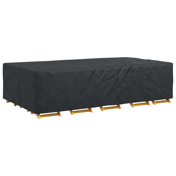 vidaXL Outdoor Furniture Cover Black 315 x 180 x 74 cm 600D