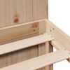 vidaXL Bookcase Bed without Mattress 140x190cm Solid Wood Pine