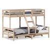 vidaXL Bunk Bed without Mattress 80x200/120x200 cm Solid Wood