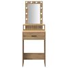 vidaXL Dressing Table Brown 50 x 41 x 140 cm Engineered Wood