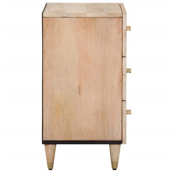vidaXL Bedside Cabinet 50x33x60 cm Solid Wood Mango