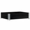 vidaXL Pallet Collar Black 80x60 cm Solid Wood Pine