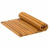 vidaXL Bath Mat Plain Brown 60 x 40 cm Wood