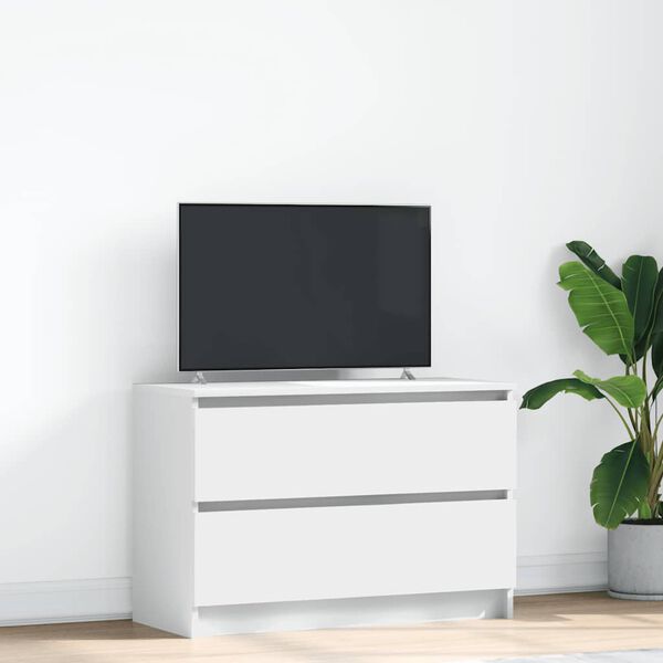 vidaXL TV Cabinet White 80x35x54 cm Engineered Wood