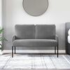 vidaXL Sofas with Cushion Dark Grey 115 x 56 x 80 cm Plywood