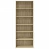 vidaXL Highboard Sonoma Oak 70x41x185 cm Engineered Wood