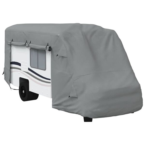 vidaXL Motorhome Covers Grey 610x235x275 cm Non-woven Fabric